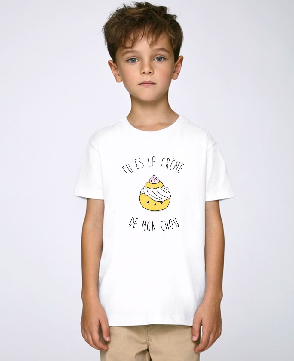 T-Shirt enfant Tu es la creme