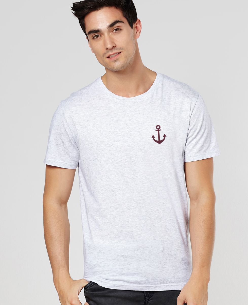 T-Shirt homme Ancre (effet velours)