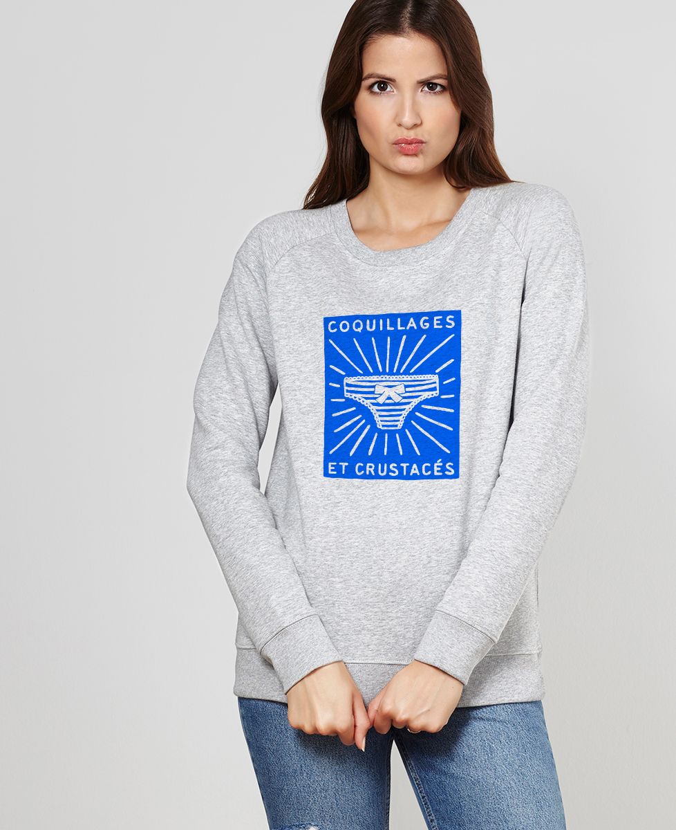 Sweatshirt femme Coquillages et crustacés