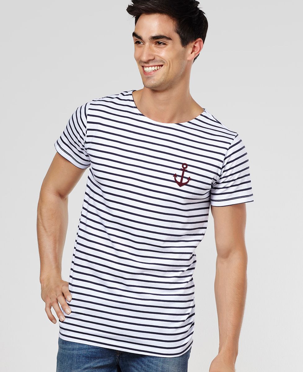 T-shirt homme Ancre (effet velours)