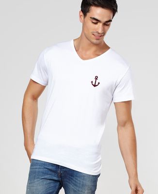 T-Shirt homme Ancre (effet velours)