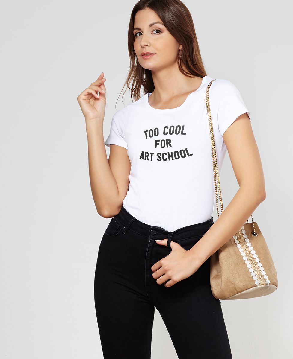 T-shirt femme Too cool for school