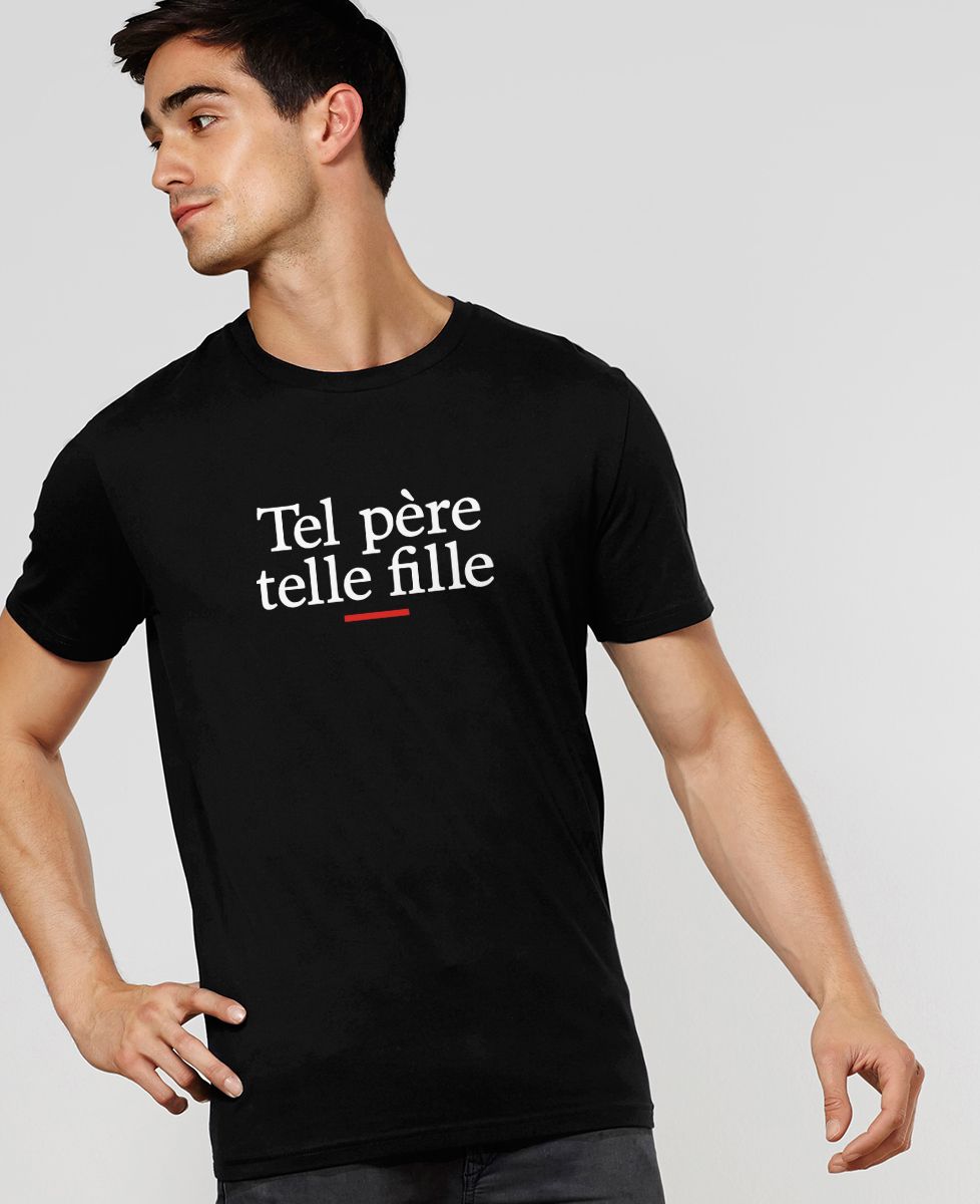 Coffret Tel père telle fille + chaussettes fines rayures