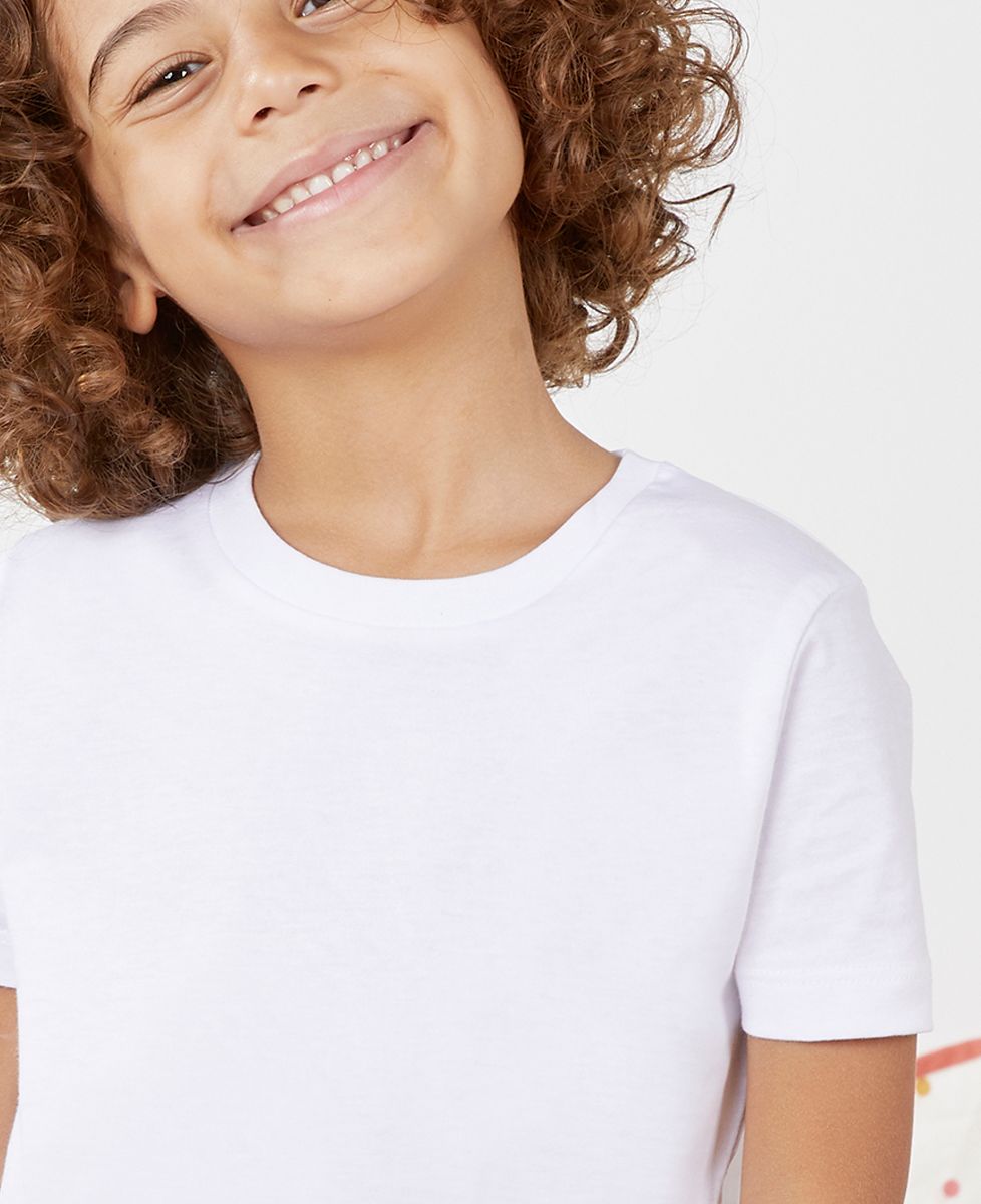 T-shirt bambino Anno ricamato centrato personalizzato
