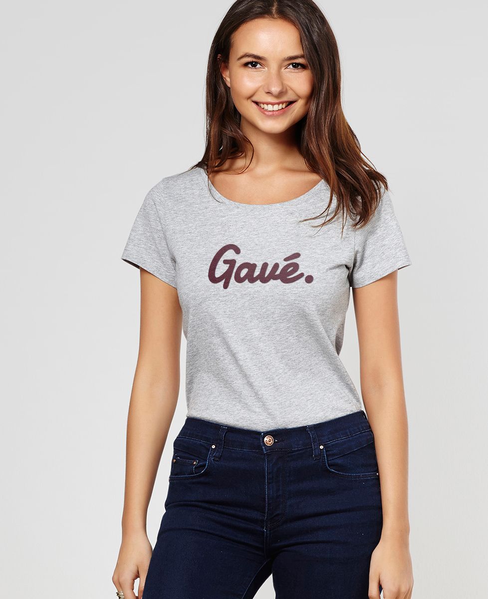 T-shirt femme Gavé (effet velours)