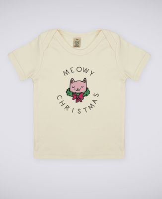 T-Shirt bébé Meowy Christmas