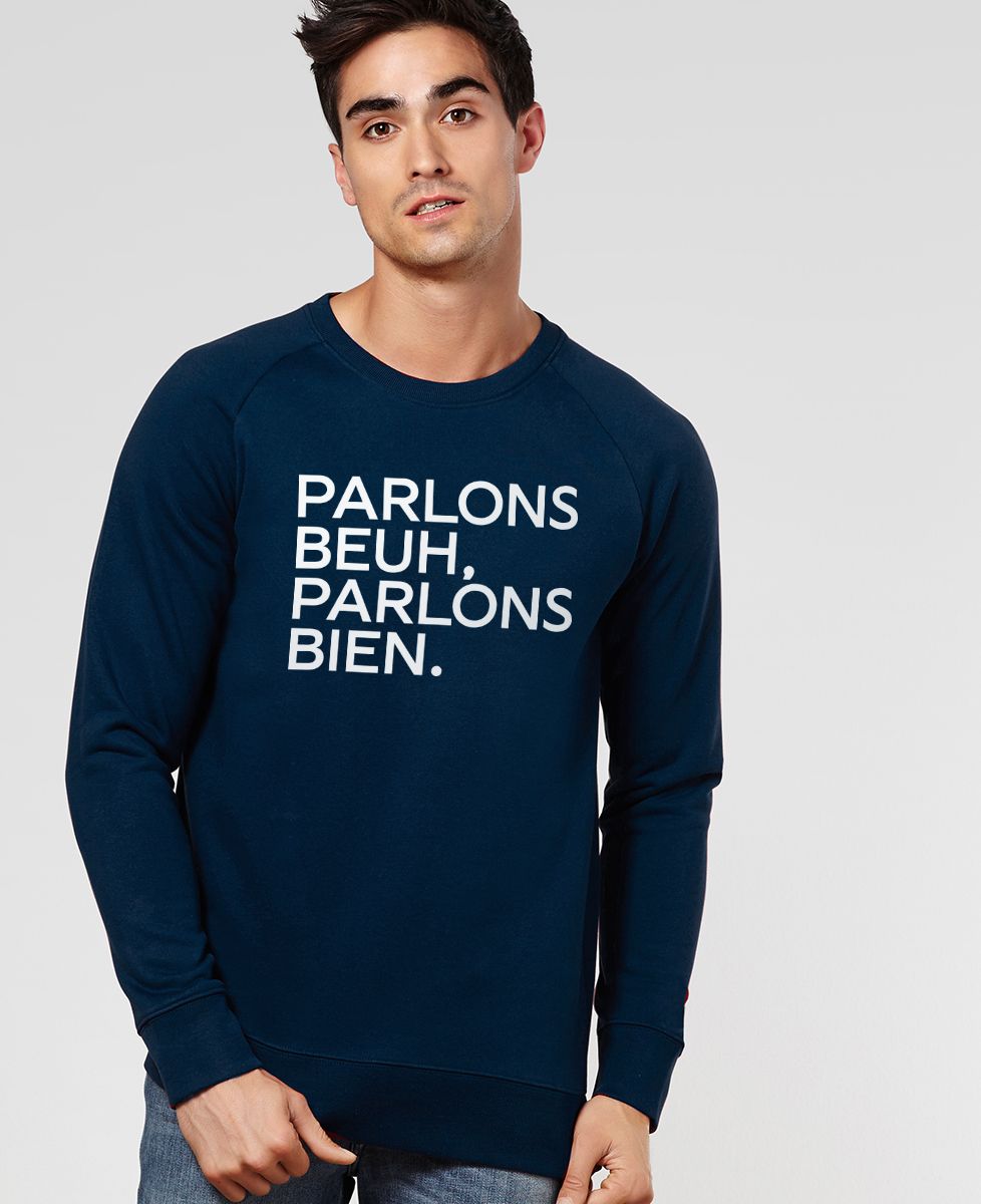 Sweatshirt homme Parlons beuh