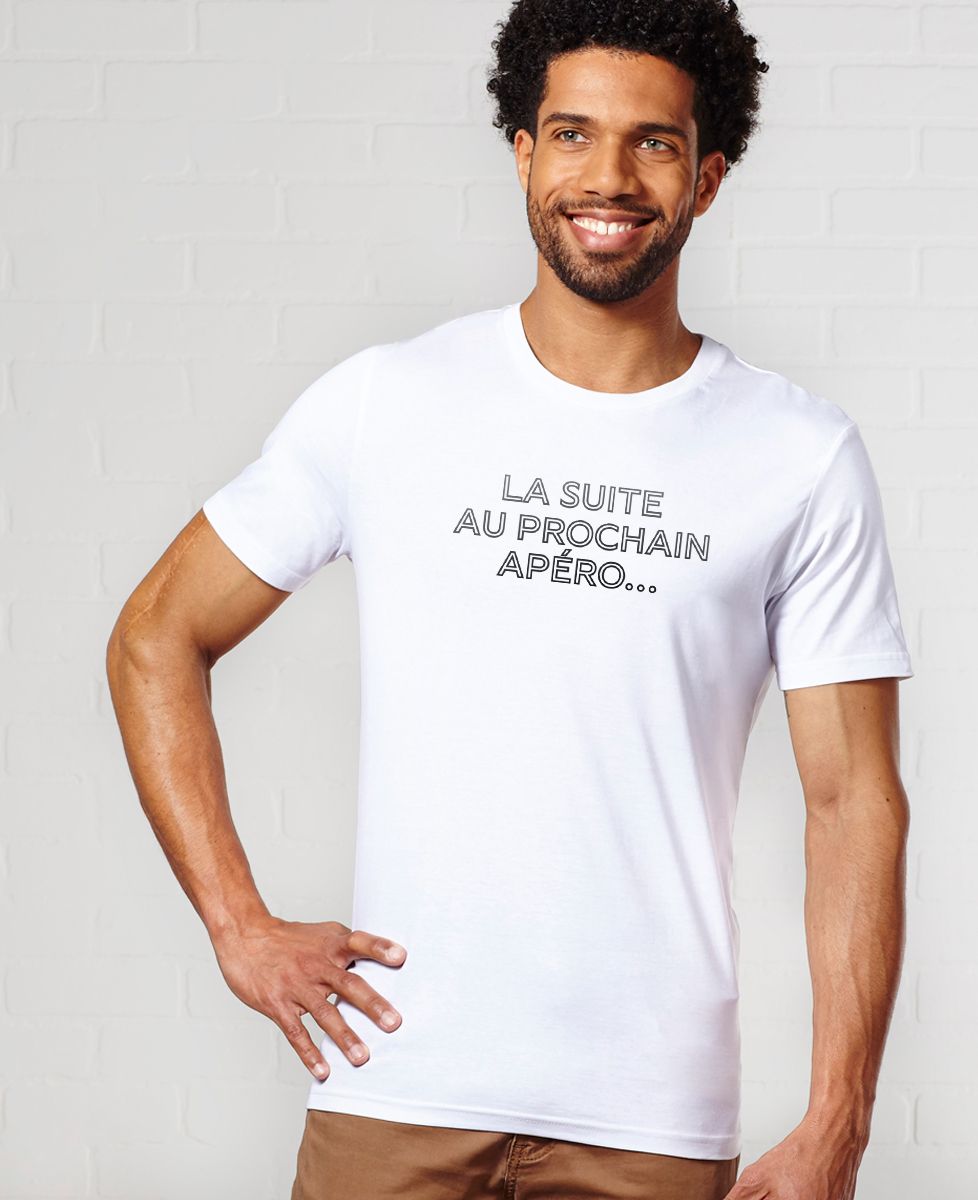 T-Shirt homme Suite au prochain apéro