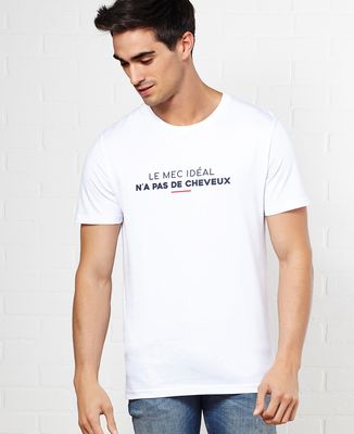 T-Shirt homme Le mec idéal n'a pas de cheveux