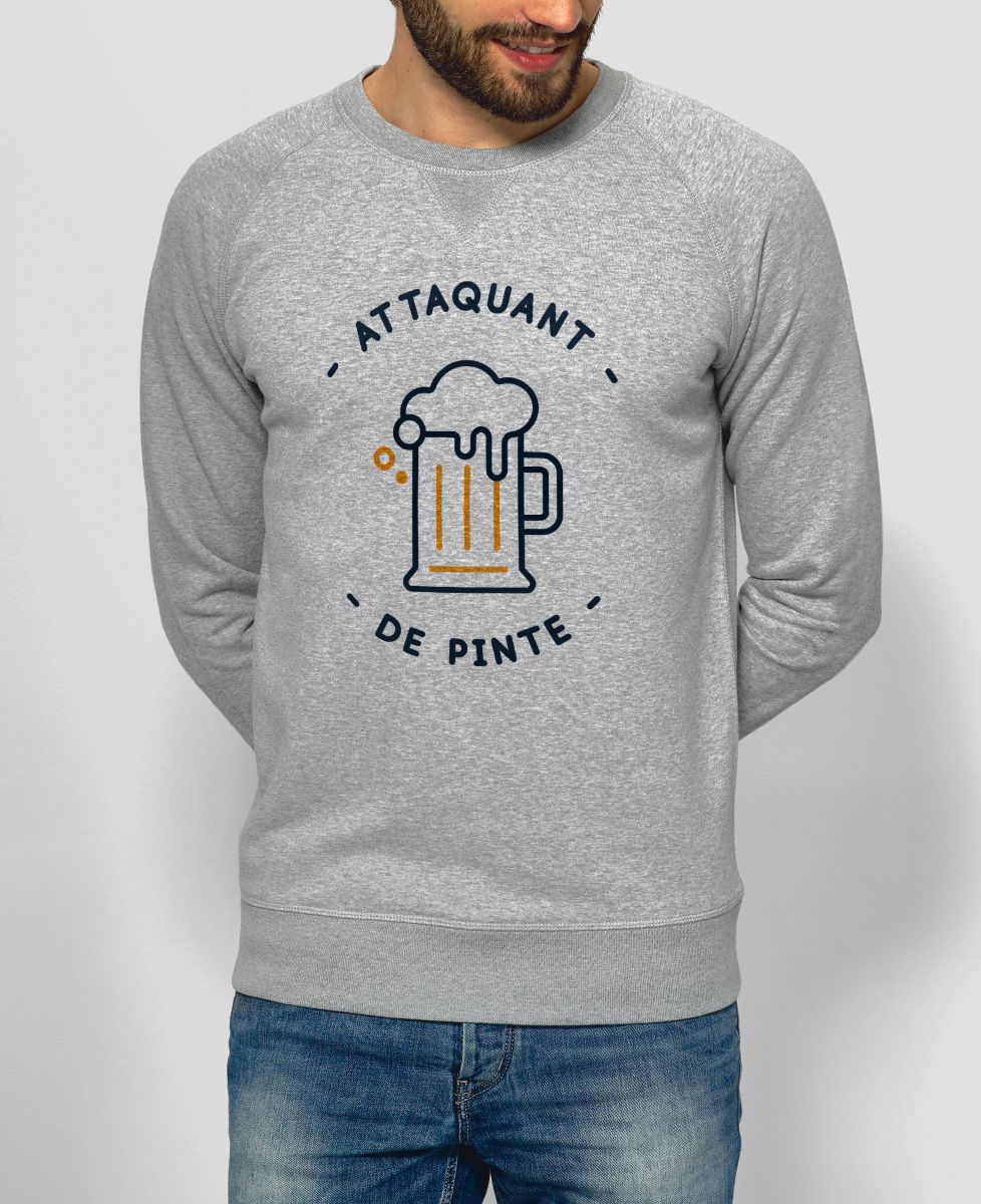 Sweatshirt homme Attaquant de pinte