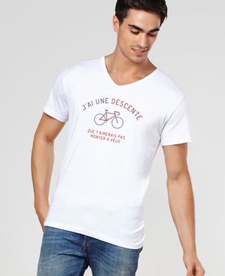 T-Shirt homme Descente à vélo