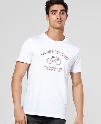 T-Shirt homme Descente à vélo
