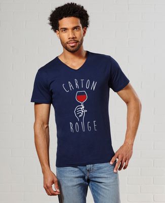 T-Shirt homme Carton rouge