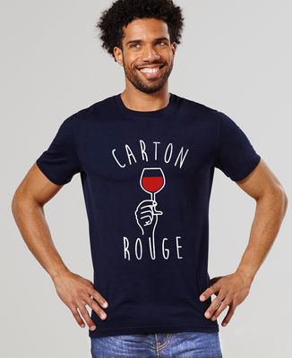 T-Shirt homme Carton rouge