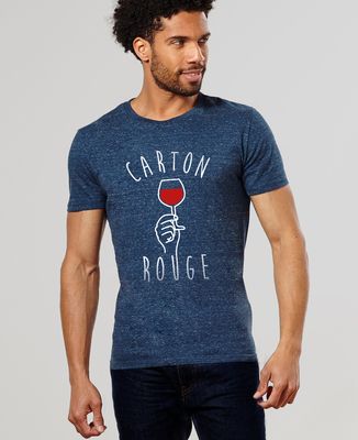 T-Shirt homme Carton rouge