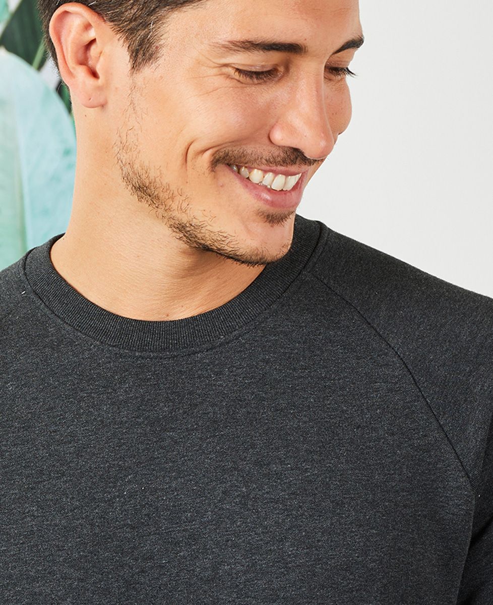 Sweat Homme Léger Gris Clair "I WANT TO BELIEVE