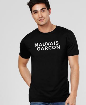 T-shirt homme Mauvais garçon (effet velours)
