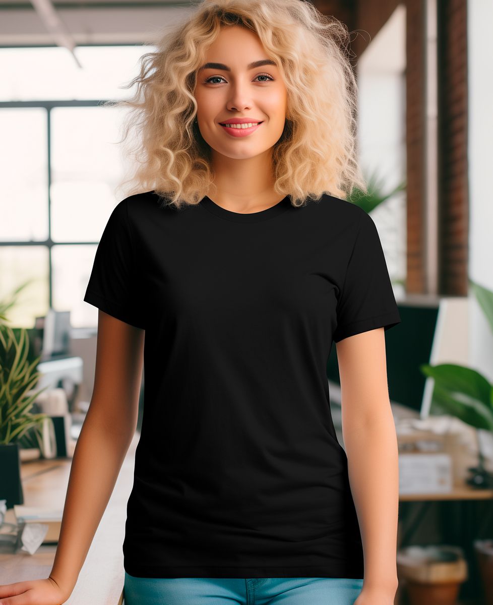 T-shirt Femme Personnalisé Rose - Logo/text Personnalisé - Neuf Sans étiquette