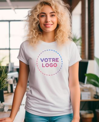 Dames-T-shirt Aangepast logo