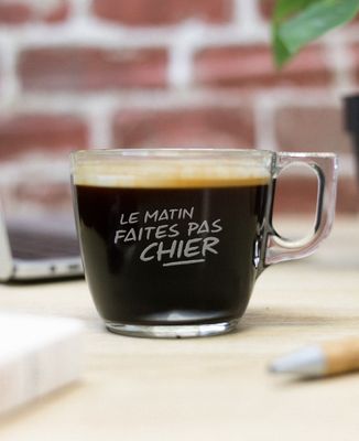 Tasse à café Le matin, faites pas chier