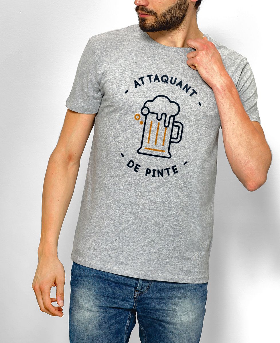 T-Shirt homme Attaquant de pinte