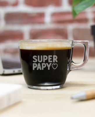 Tasse à café Super papy (gravé) - Apéro, Cadeaux Papy
