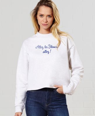 Sweatshirt femme Allez les bleues
