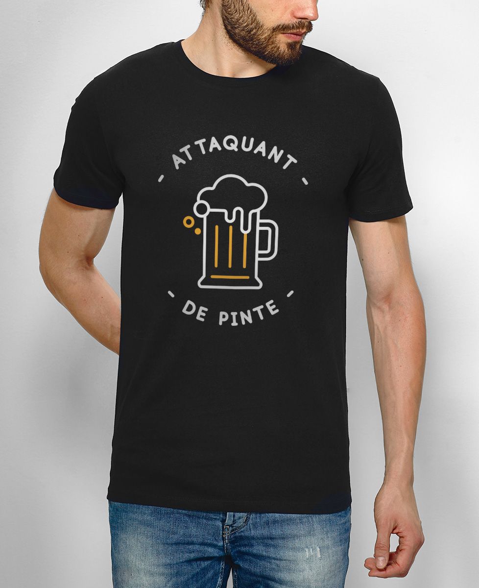 T-Shirt homme Attaquant de pinte