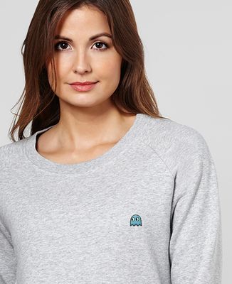 Sweatshirt femme Fantôme jeux vidéo (Brodé)