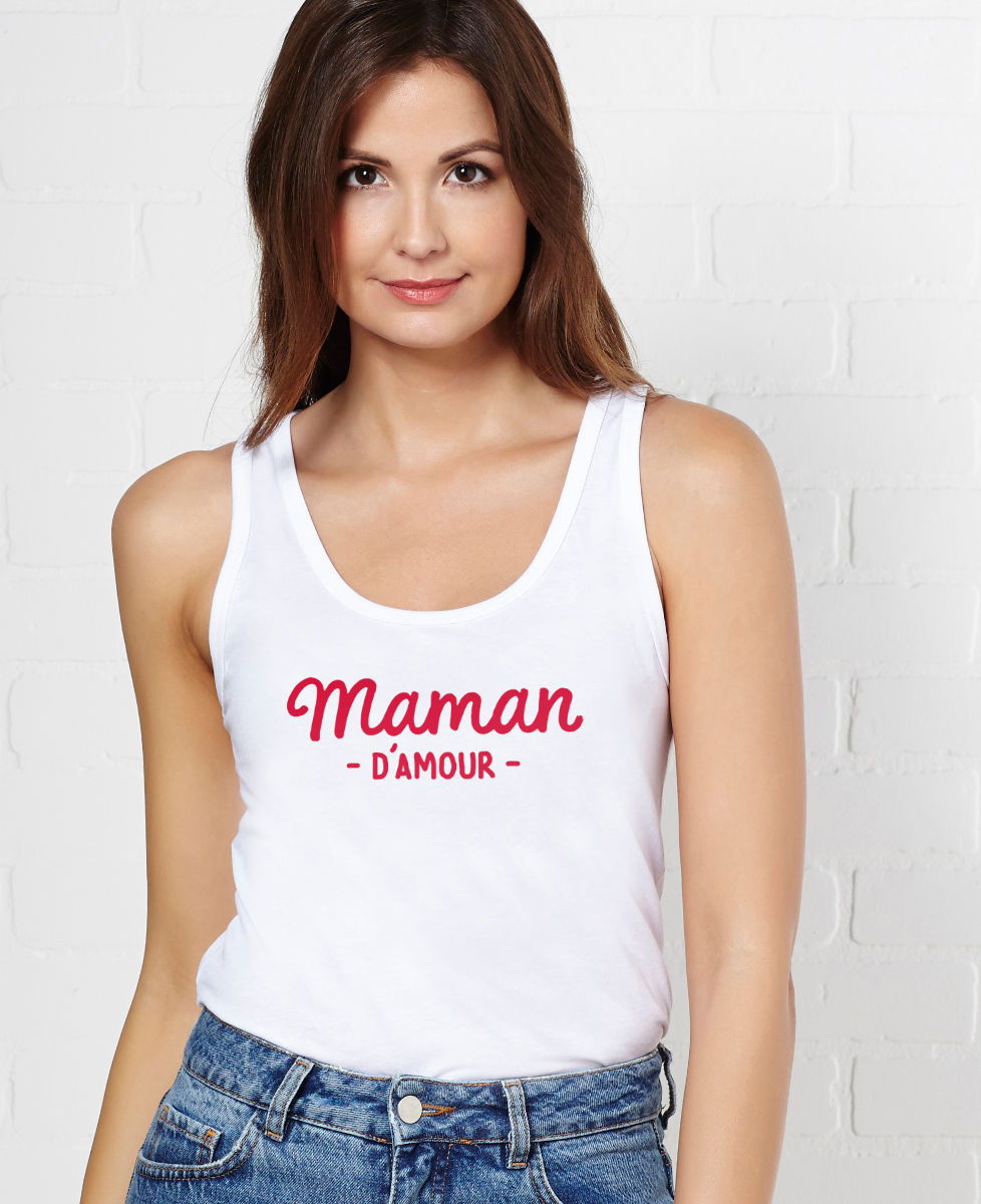 Débardeur femme Maman d'amour