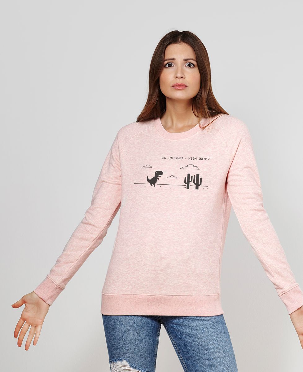 Sweatshirt femme Pas de connexion Internet
