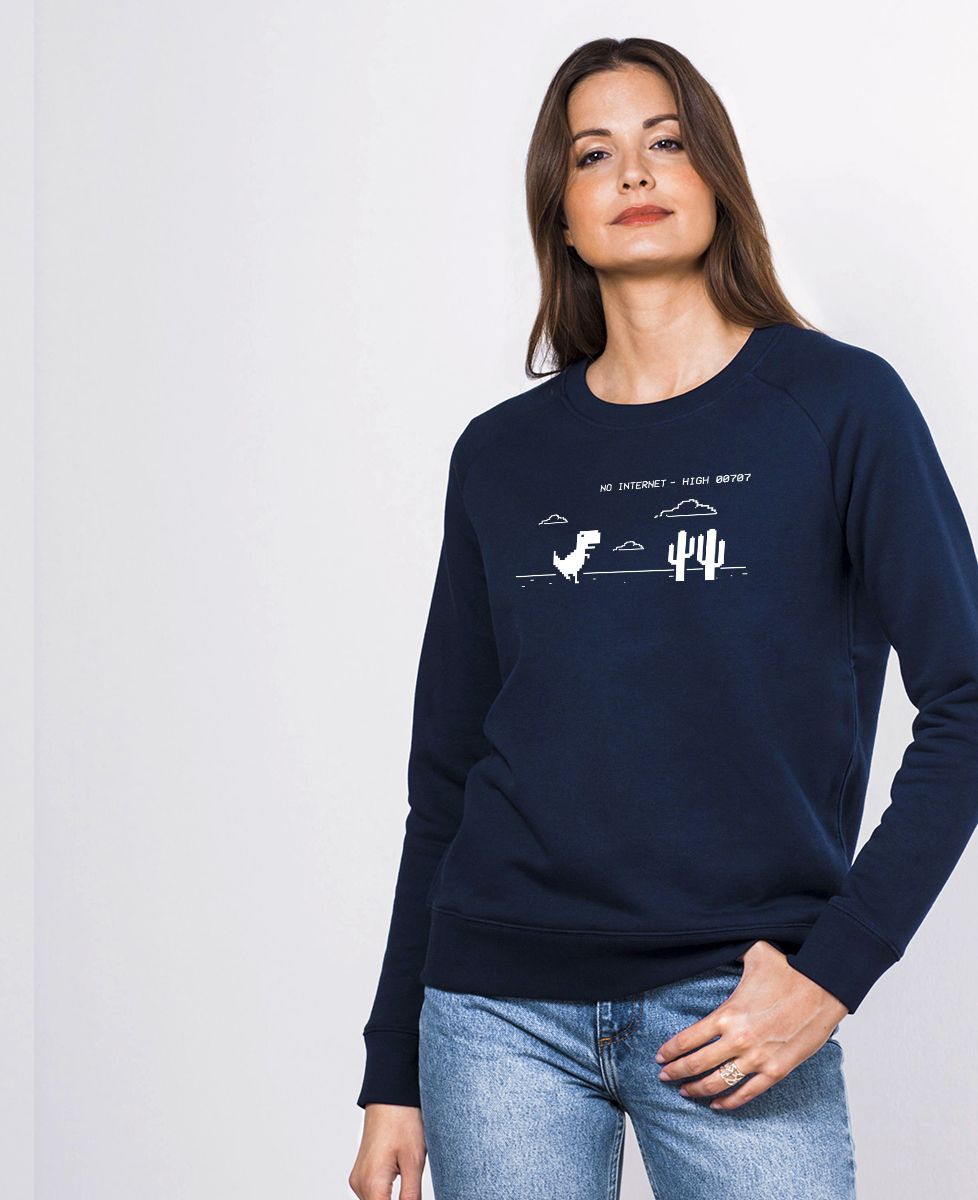 Sweatshirt femme Pas de connexion Internet