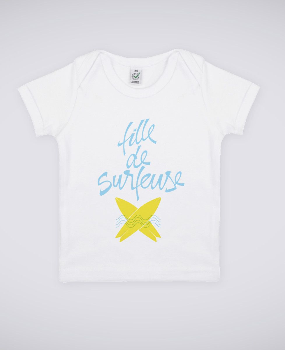 T-shirt bébé Fille de surfeuse - Sport