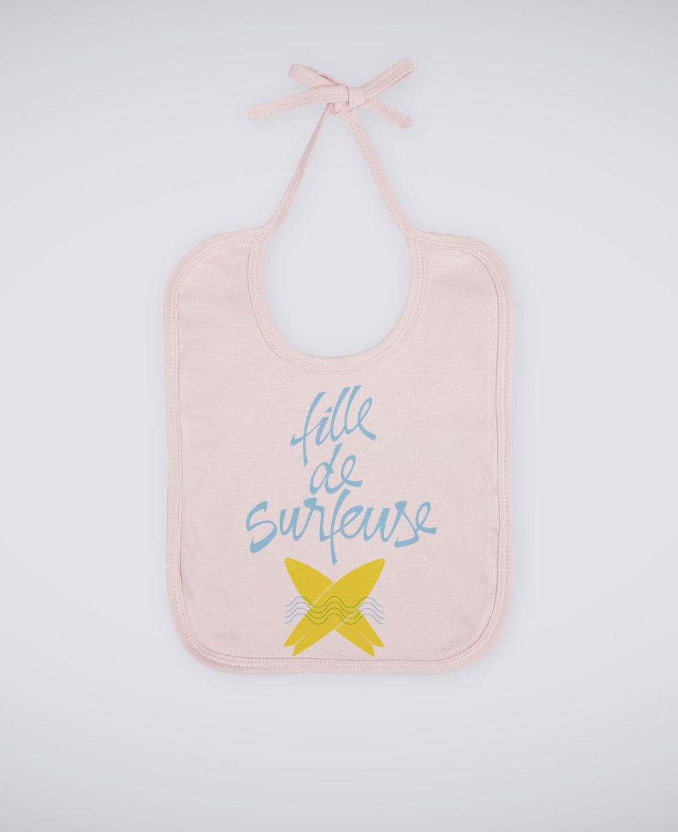 Bavoir Fille de surfeuse - Sport