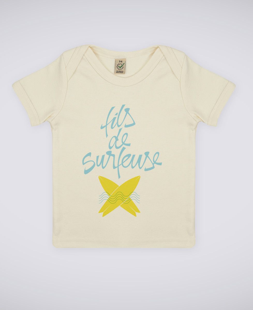 T-shirt bébé Fils de surfeuse - Sport