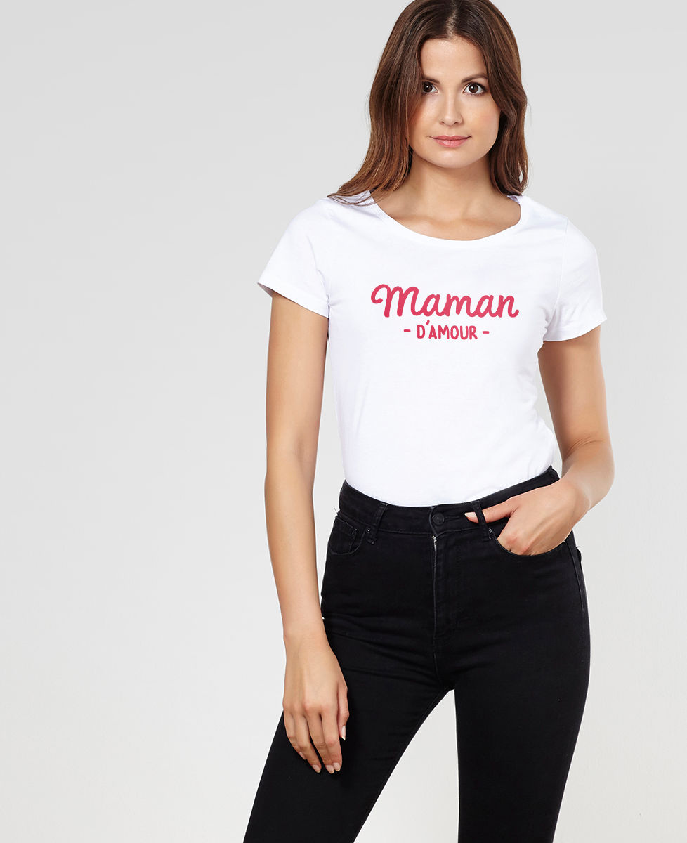 T-Shirt femme Maman d'amour