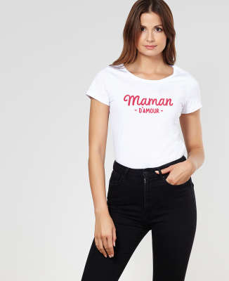 T-Shirt femme Maman d'amour