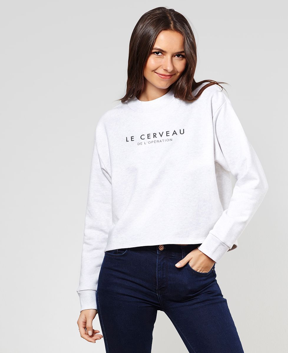 Sweatshirt femme Le cerveau