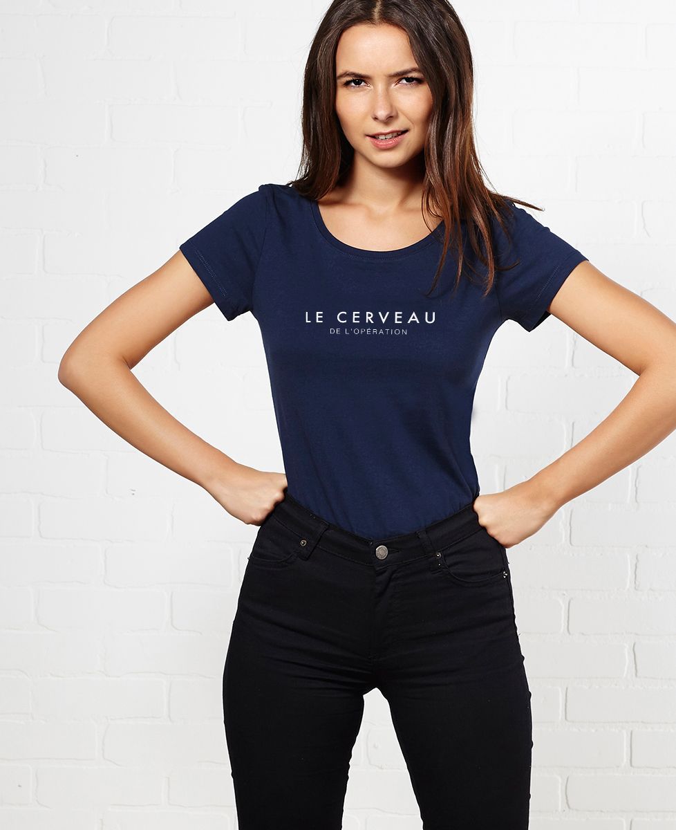 T-Shirt femme Le cerveau