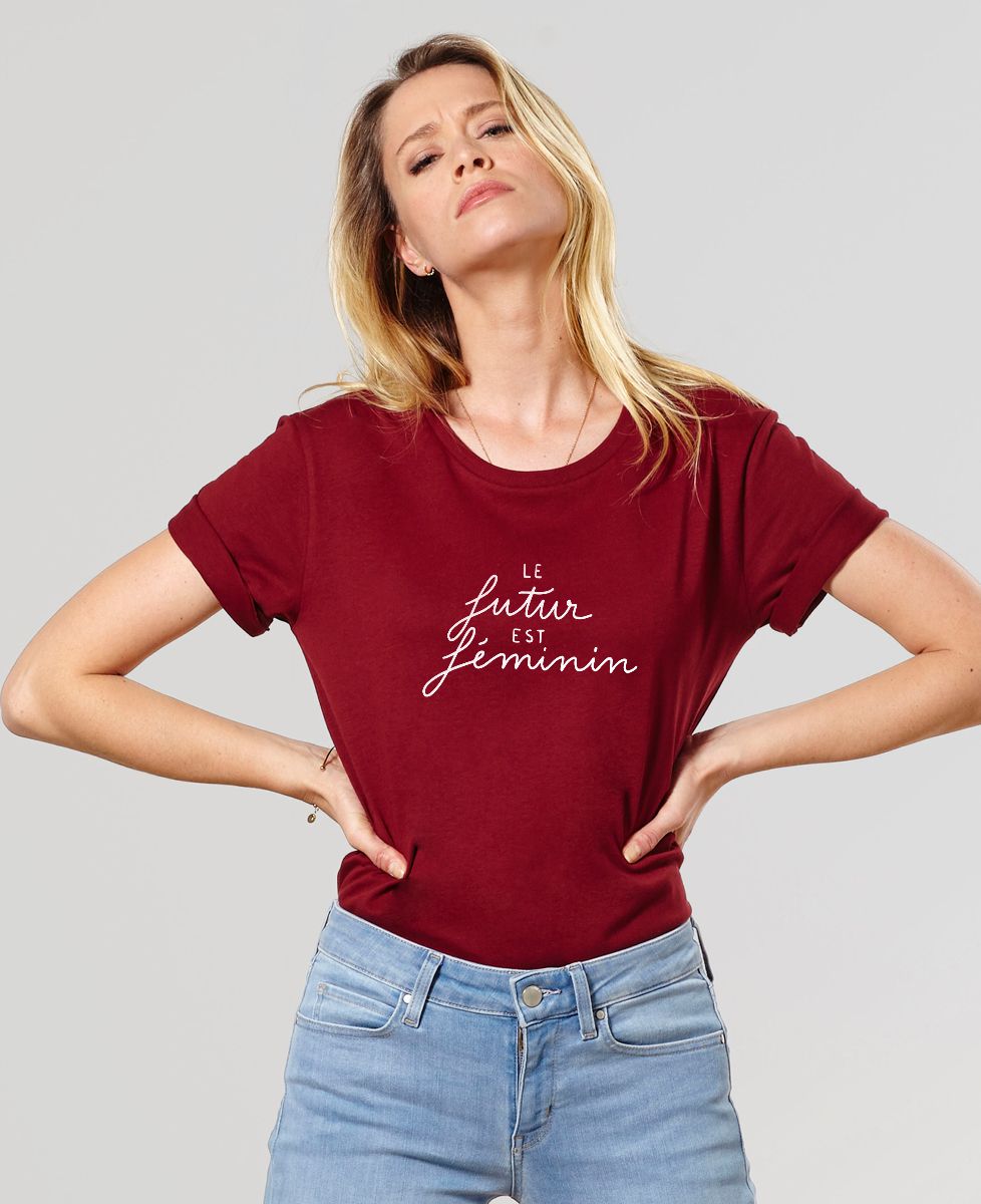 T-Shirt femme Le Futur est Féminin