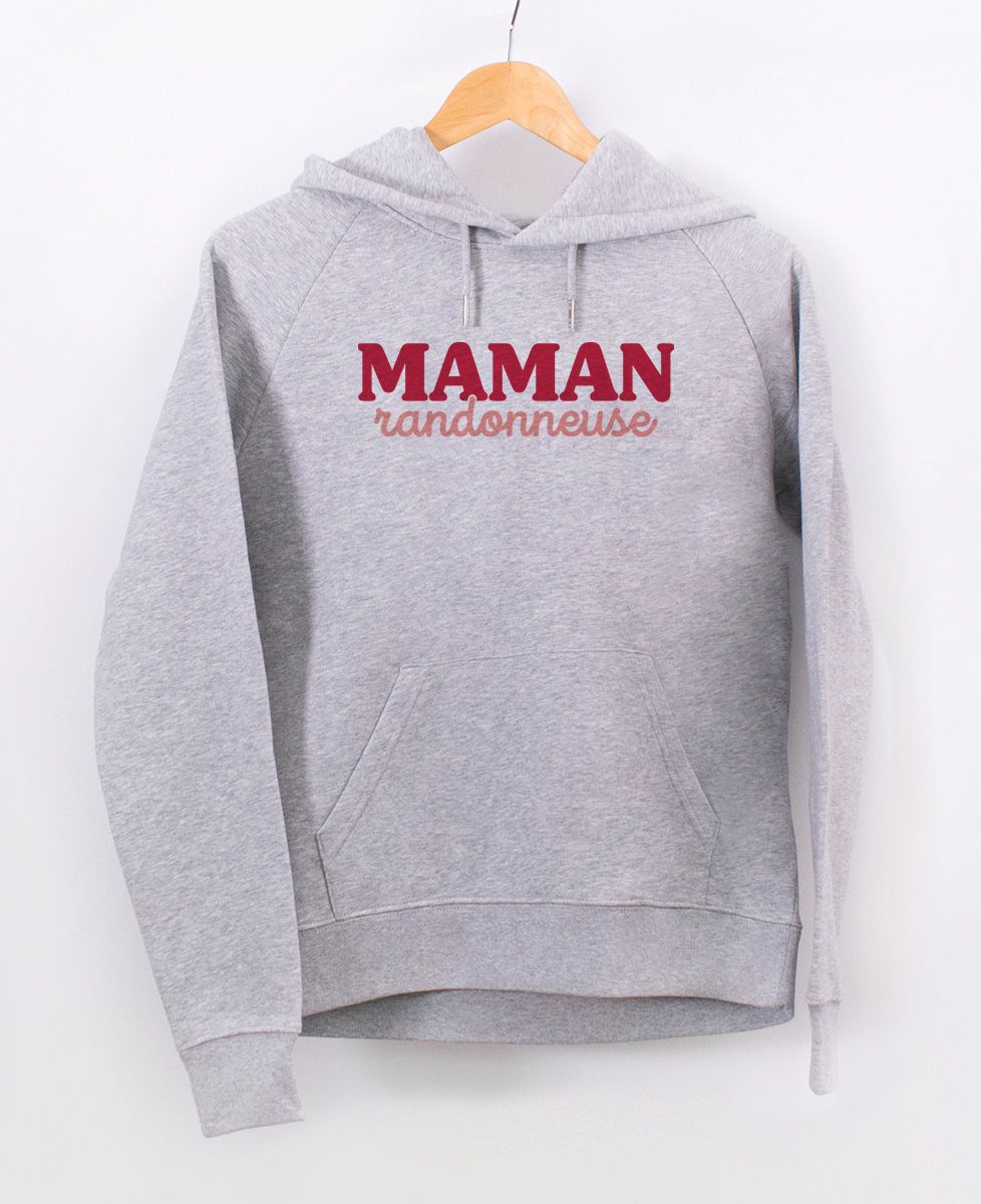 Hoodie femme Maman randonneuse - Cadeaux Maman