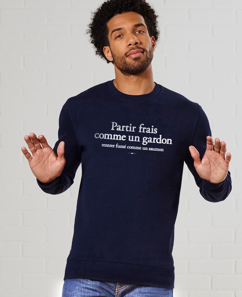 Sweatshirt homme Partir frais