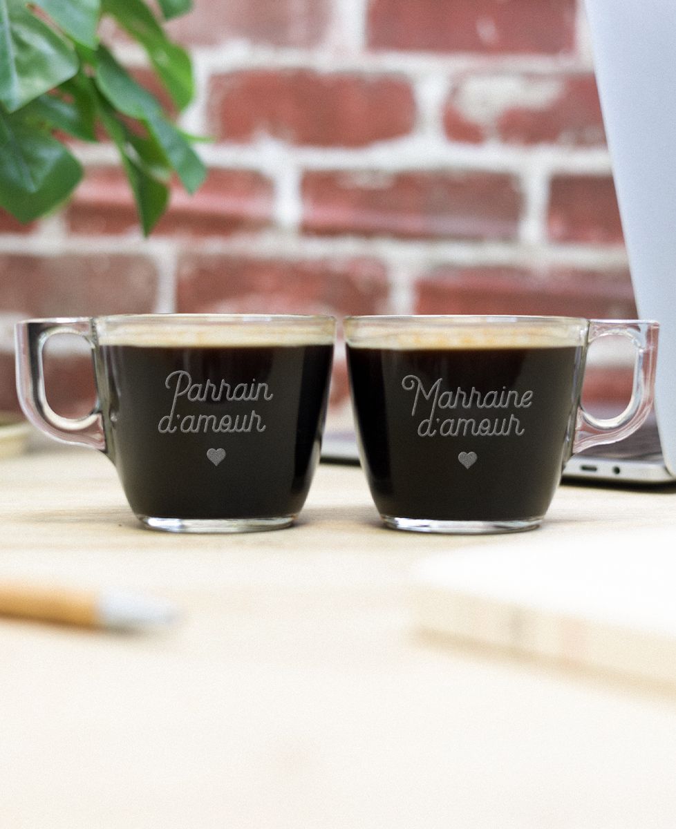 Tasse à café Parrain d'amour - Apéro