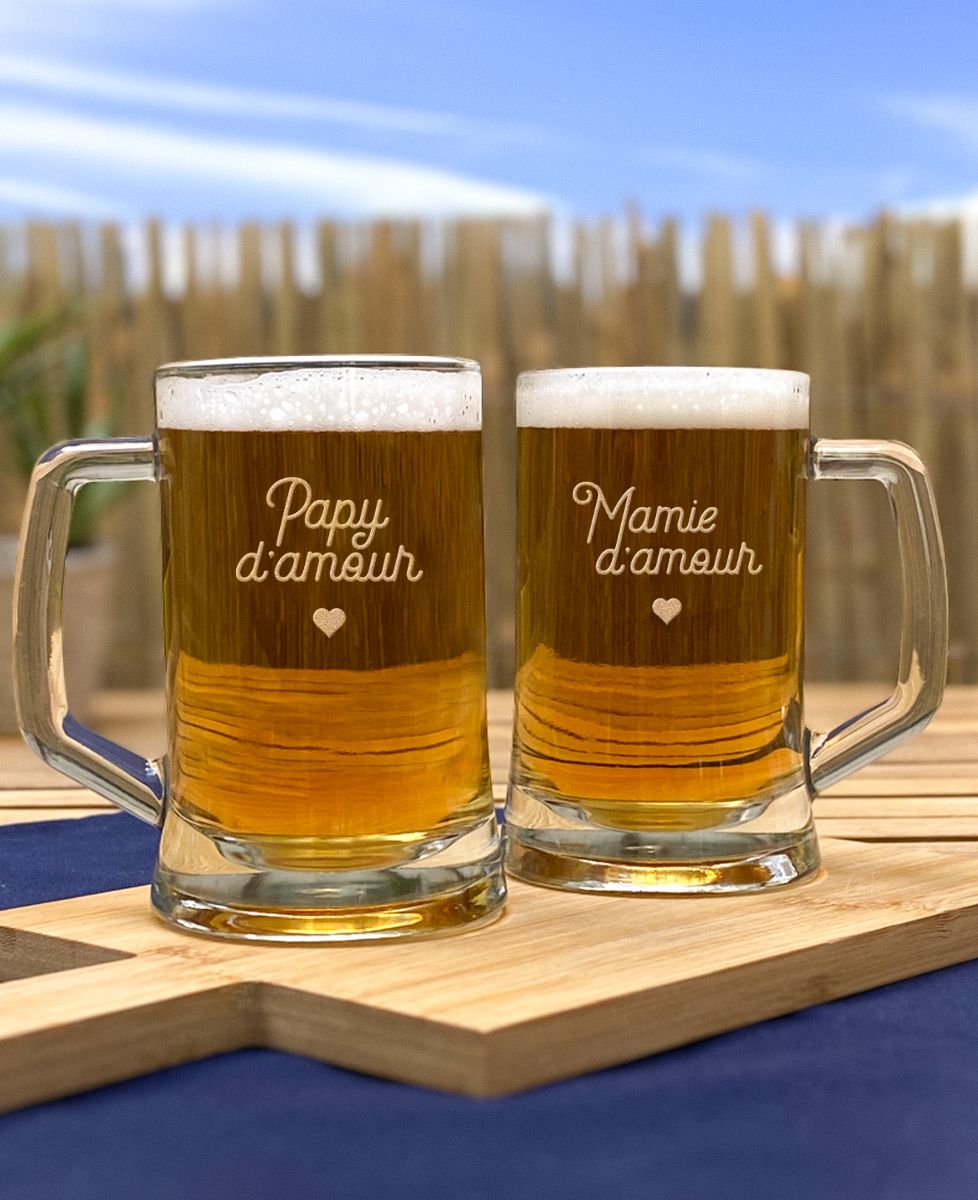 Chope de bière Papy d'amour - Apéro