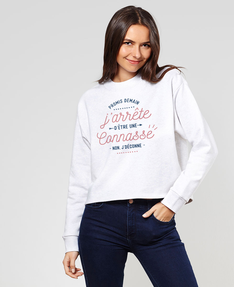 Sweatshirt femme Promis demain