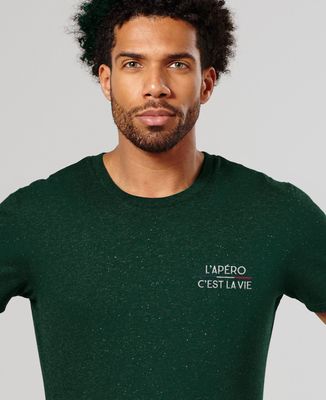 T-Shirt homme L'apéro c'est la vie (brodé)