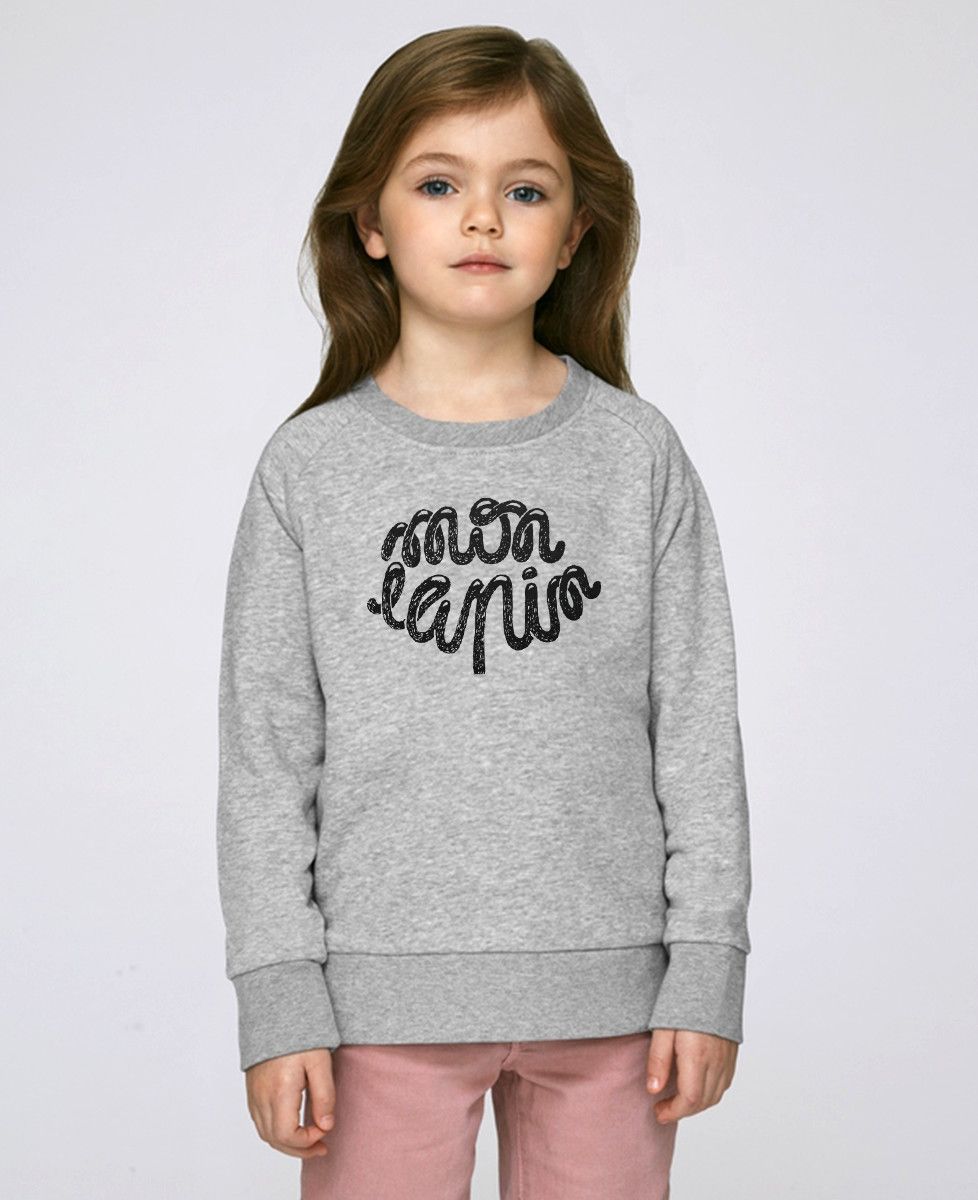 Sweatshirt enfant Mon lapin