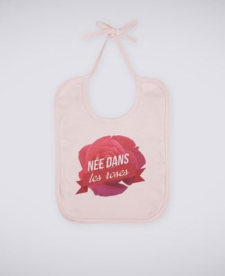 Bavoir Née dans les roses