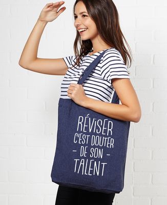 Tote bag Réviser c'est douter de son talent