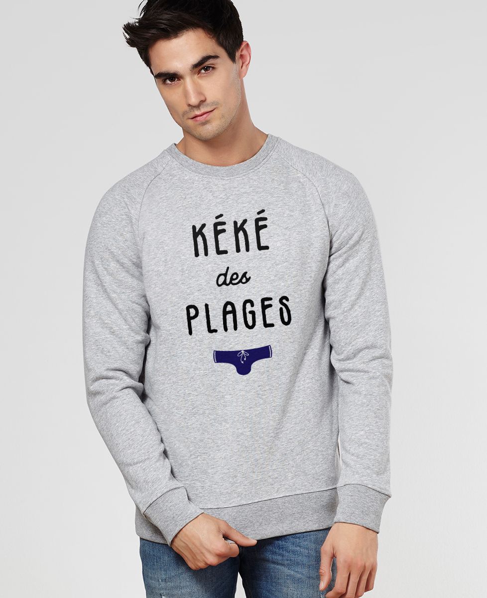 Sweatshirt homme Kéké des plages - Sport